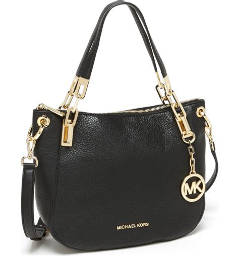 michael kors collection soft leather shoulder bag|Michael Kors flat shoulder bags.